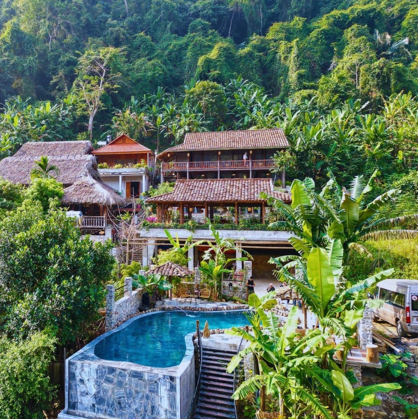 Ba Be Jungle Houses Luaran gambar